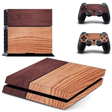 The Wood Grain Skin For The Nintendo Wii Game Console