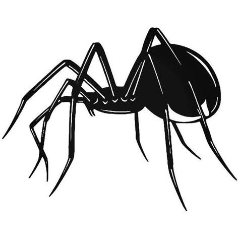 Black Widow Spider Arachnid Decal Sticker Decalfly