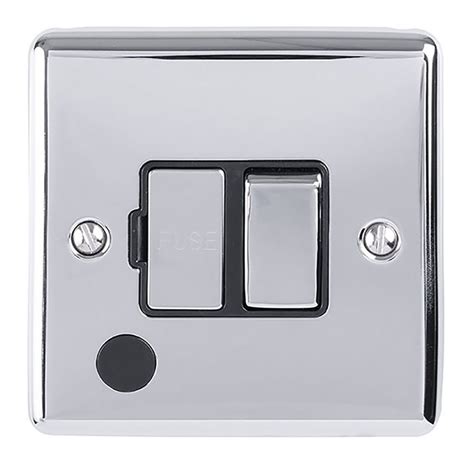 Shop The Revive Switched Fused Spur With Flex Outlet Polished Chrome