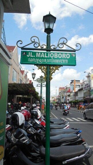 Famous Malioboro Street In Jogjakarta Indonesia A Long Strip That You