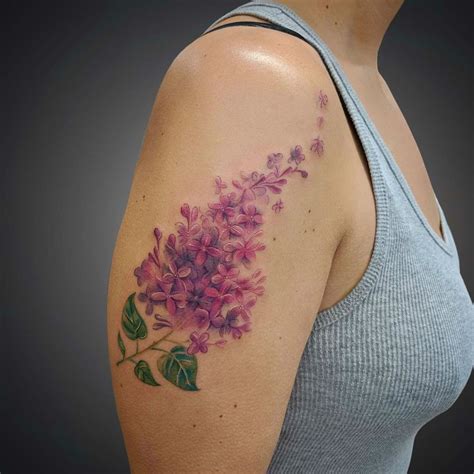 Top 20 Lilac Tattoo Ideas And Their Symbolisms Lilac Tattoo Tattoos