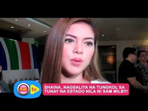 Shaina Magdayao Is Not Closing Her Doors On Sam Milby Video Dailymotion