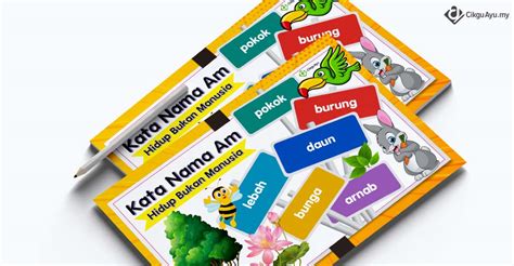 Puedes hacer los ejercicios online o descargar la ficha como pdf. Kata Nama Am Hidup Bukan Manusia | Cikgu Ayu dot My