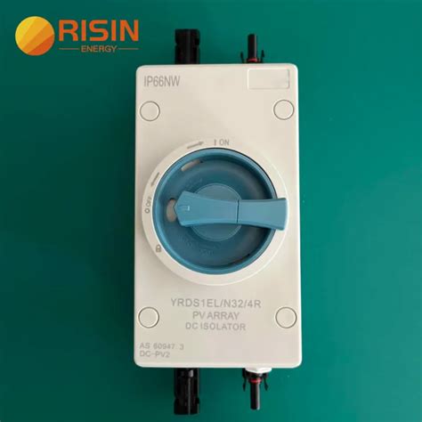 High Performance Risin Outdoor Safety Pv Switch 32a 1200v 4p Rotary