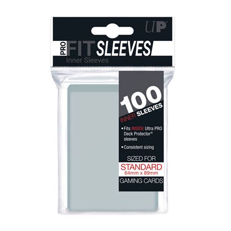 100 X Ultra Pro Pro Fit Clear Sleeves