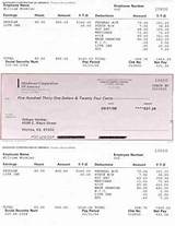 Pictures of Blank Payroll Check Template