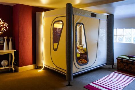 Stylish Sleep Pods Offer A Totally Soft Safe And Easy To Clean Environment For Children And