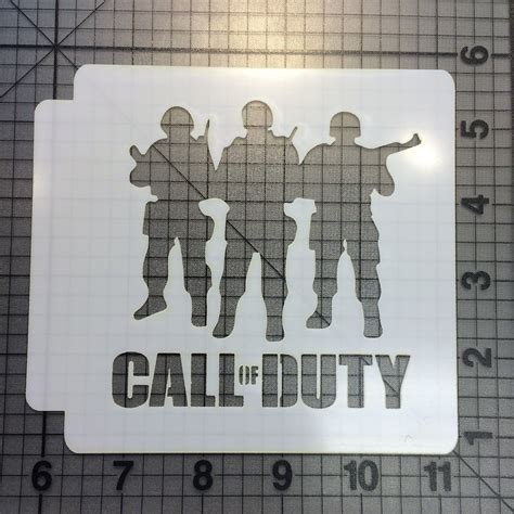 Call Of Duty 100 Stencil Call Of Duty Stencil Material Stencils