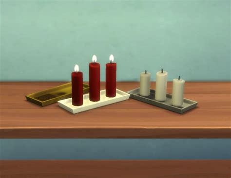 Candles Candle Holders By Plasticbox At Mod The Sims