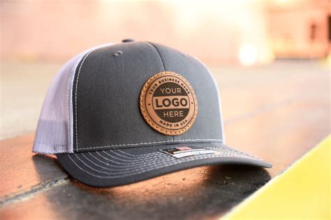 Custom Leather Patch Hats Custom Logo Company Hats Get A Quote
