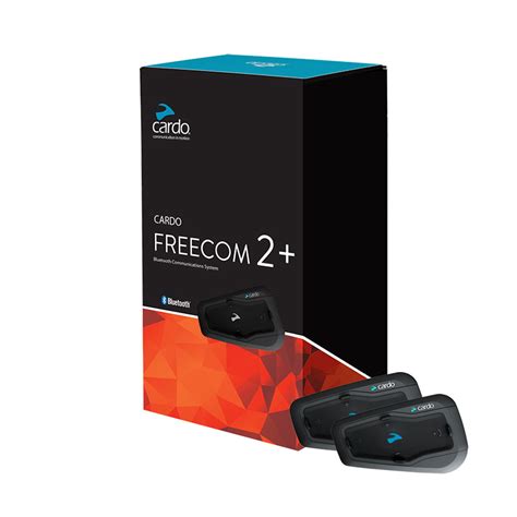 Freecom 2+ aerodynamic design and low wind noise makes the other bluetooth headsets look like. Cardo Freecom 2+ Duo FRC2P101 Kommunikations | MotoStorm