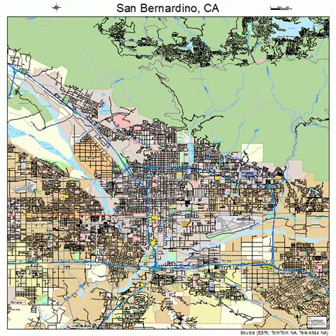 31 San Bernardino California Map Maps Database Source
