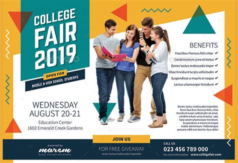 13 College Fair Flyer Templates In Psd Ai