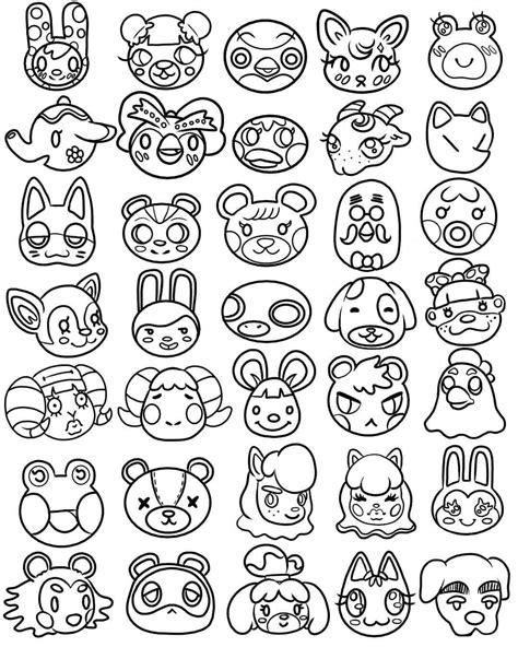 Coloriage Animal Crossing New Horizons