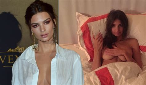 Topless Emily Ratajkowski Sets Pulses Racing In Another Titillating Display Extraie