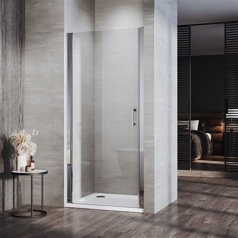 Buy Elegant Mm Frameless Pivot Shower Door Enclosure Mm Safety