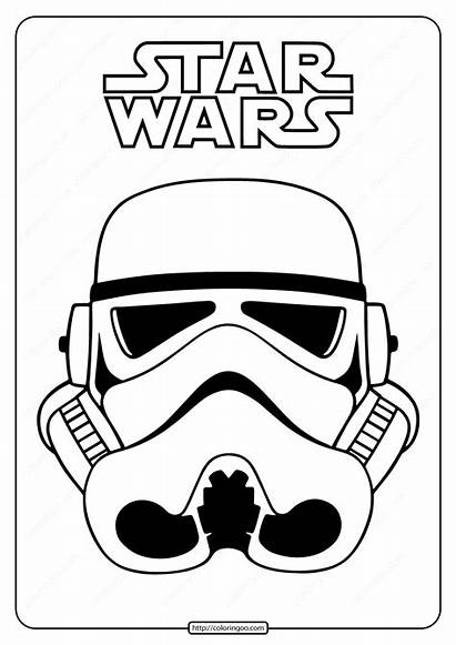 Coloring Wars Mask Clone Trooper Kylo Ren