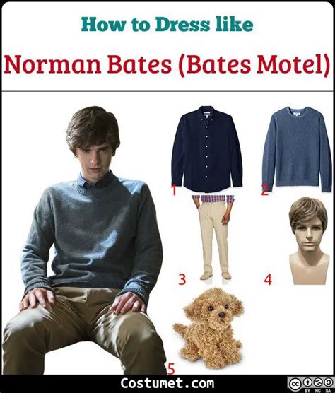 Norman Bates Costume For Cosplay And Halloween 2023