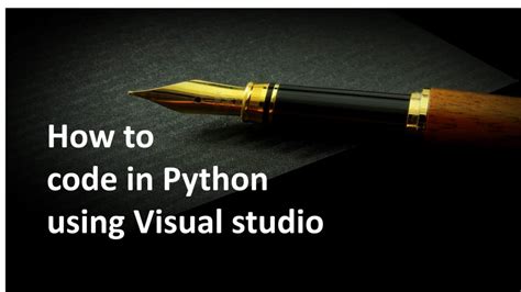 Getting Started With Python In Visual Studio Code Scotch Io How To Using I Tutorials Vrogue