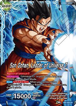 Shop for dragon ball z cards at walmart.com. Son Gohan, Leader of Universe 7 | Dragon ball, Dragon ball super, Anime dragon ball
