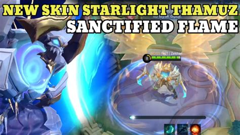 Review New Skin Starlight Thamuz Sanctifiend Flame Mlbb Youtube