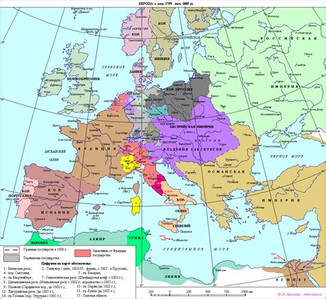 Map Of Europe 1805