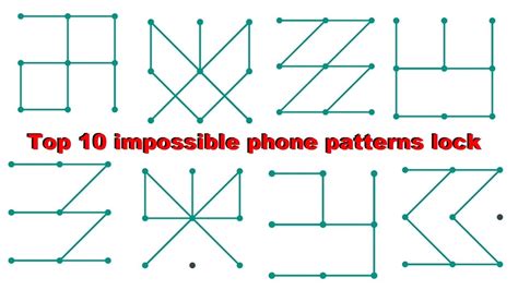 Hard Pattern On Android 5 Most Difficult Pattern Lock Ideas For