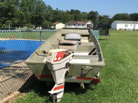 Jon Boat Motor And Trailer For Sale In Elkton Maryland United States