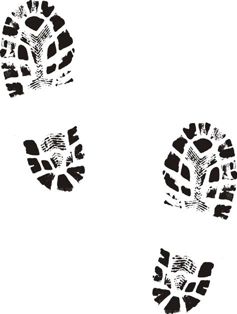 Vector Shoe Footprints Png Clipart Png Mart