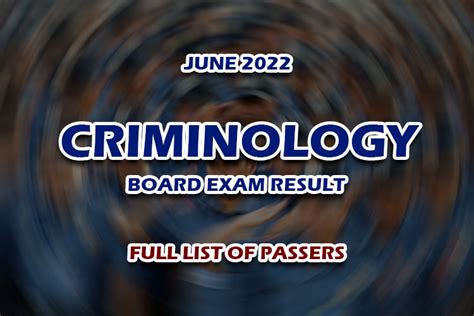 Cle Results June Criminology Board Exam Result Full List Of Passers