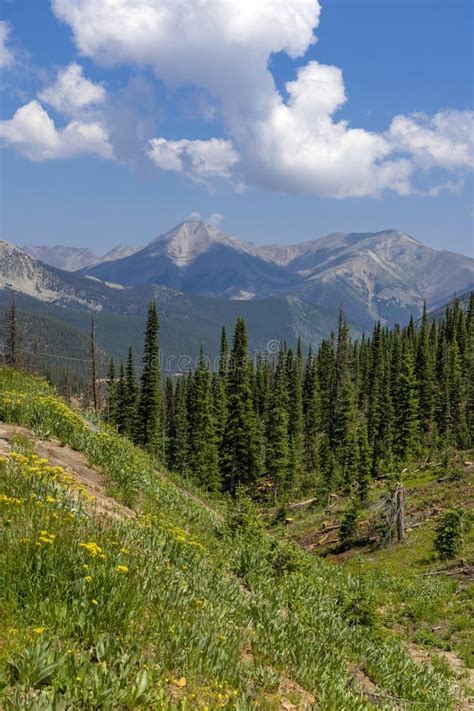 Scenic Rocky Mountain Landscape In Colorado Stock Image Image Of
