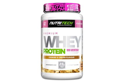 Nutritech Premium Whey Protein For Her Concentrate And Isolate Blend Cookies And Cream Flavour 1kg