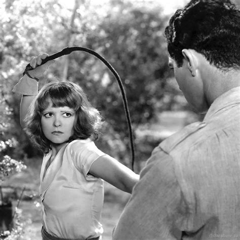 Clarabow Ru Fierce Looking Clara Bow With Gilbert Roland In A Still From Call Her Savage
