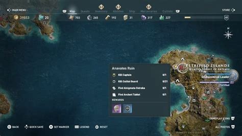 Ac Odyssey Ainigmata Ostraka On Petrified Islands Gamepressure Com
