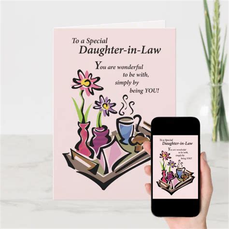 Daughter In Law Mothers Day Breakfast In Bed Card Zazzle