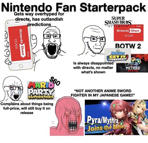 Nintendo Fan Starterpack Rstarterpacks Starter Packs Know Your Meme