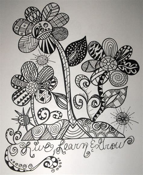 Pin By Gaby Ocana On My Zentangles Doodle Art Doodle Art Posters