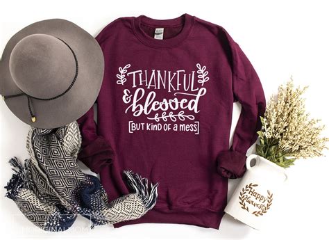 Tips for using the grateful thankful blessed svg digital file: Free Thankful SVGs: Thankful & Blessed But Kind of a Mess ...