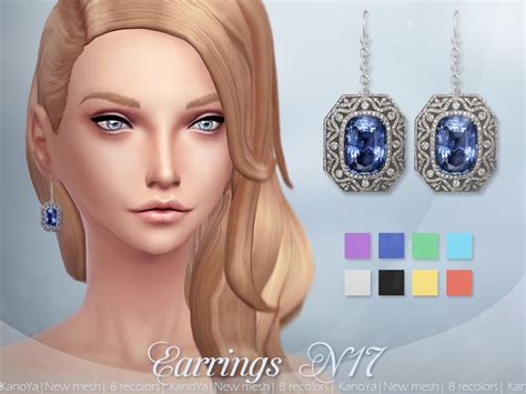 New Mesh Found In Tsr Category Sims 4 Female Earrings Sims 4 Sims