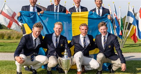 sweden france and denmark claim 2019 european team championship titles european golf association