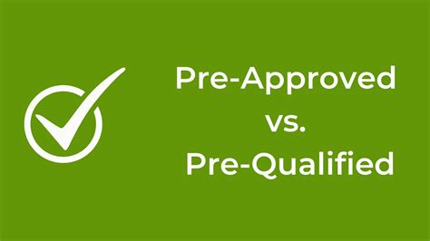 Pre Approved Vs Pre Qualified Mortgage Craft