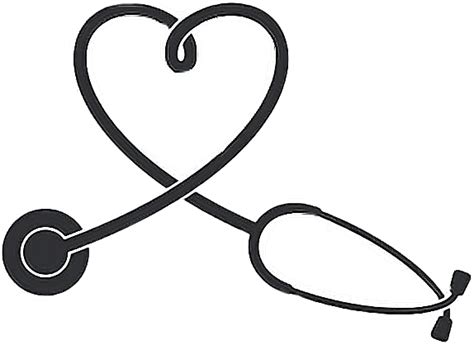 Stethoscope Nurse Nursing Heart Freetoedit Heart Shaped Stethoscope