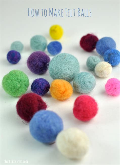 Check spelling or type a new query. How to Make Easy Felt Balls - Two Ways