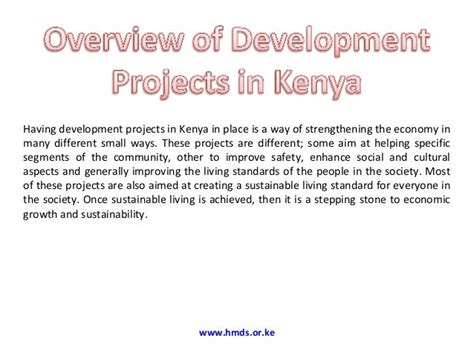 Development Projects In Kenya