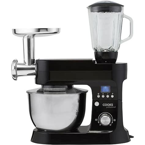 Cooks Professional 1200w Digital Stand Mixer And Mincer Multiple Speed