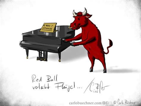 Red Bull Verleiht Flügel By Carlo Büchner Media And Culture Cartoon