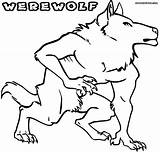 Werewolf Coloring Pages sketch template