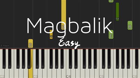 Magbalik Callalily Easy Piano Tutorial Youtube