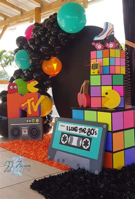 80 S Theme Party 90s Party Ideas Diy 80s Party Decorations Back To