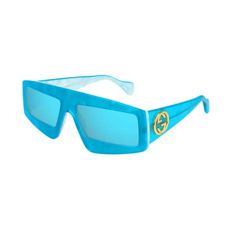 gucci gg0358s 004 light blue sunglasses woman